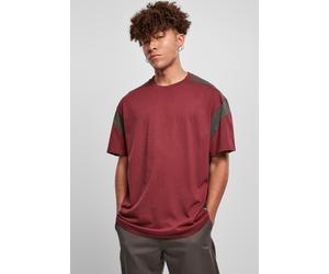 Urban Classics - Active Cherry/Blackbird - T-Shirt - red - S - 100% Cotton,Jersey