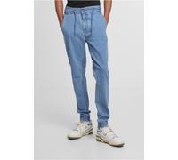 Urban Classics - Antifit Denim New Light Blue Washed - Jeans - blue - W28 - 98% Cotton, 2% Elastane W28