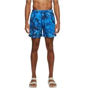 Urban Classics Pattern Swimming Shorts Blue M Men
