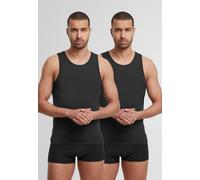 Urban Classics - Bamboo Basic Pack Of 2 Black+Black - Tank - black - XXL - 95% Viscose, 5% Elastane,Jersey XXL