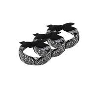 Urban Classics Tb4068-bandana 3-Pack Fascinator, Black, One Size