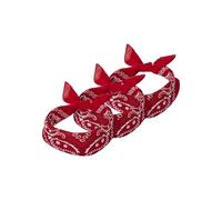 Urban Classics Bandana 3-Pack Fascinator, red, One Size