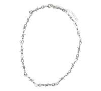 Urban Classics Barbed Wire Necklace Necklace silver coloured Onesize