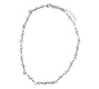 Urban Classics Barbed Wire Necklace Unisex Silver, one size, Metal, No Gemstone