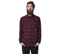 Urban Classics Basic Flannel Long Sleeve Shirt Black S Men