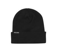 Urban Classics Basic Flap Beanie Knitted hat, Black (Black 00007), One Size