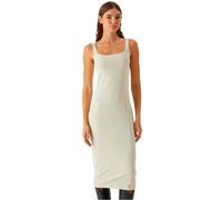 Urban Classics Basic Long Cotton Jersey Dress Beige L Women