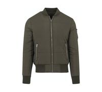 Urban Classics Basic Quilt Bomber Jacket Olive size S | Bomber Jackets Outlet | Unisex | Green S