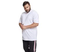 Urban Classics Men's Tall Crew Neck T-Shirt – Oversized, Dropped Shoulders, 100% Cotton, White XL