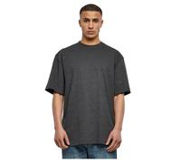 Urban Classics T-Shirt Basic Crew-Neck Tall Tee - Oversized Sleeves, 100% Jersey Cotton - Charcoal M