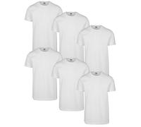 Urban Classics Basic Tee 6-Pack Men's T-Shirt Slim Fit 100% Cotton Round Neck
