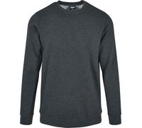 Urban Classics Basic Terry Crew Long-sleeved Top mottled dark grey XL