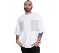 Urban Classics - Big Double Pocket White/Asphalt - T-Shirt - white - S - 100% Cotton,Jersey S