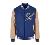 Urban Classics Big U College Bomber Jacket Blue M Men