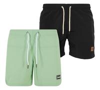Urban Classics Block Swim Shorts 2-Pack Men Swim Shorts Bathing Suit Summer New