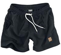 Urban Classics Men's Block Swim Shorts Trunks, Blk/Blk, S
