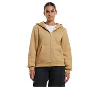 Urban Classics Bonded Sherpa Full Zip Sweatshirt Beige XS Woman