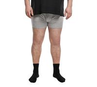 Urban Classics Mens Snowman Christmas Boxer Shorts 3 Pack Christmas Underwear for Men Sizes S - 5XL, Grey + dark green + black, 3XL