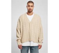 Urban Classics Boxy Cardigan Knitted Vest Men Cable Knit Oversize