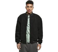 Urban Classics Boxy Sherpa Jacket Oversized Faux Fur Ribbed Cuffs