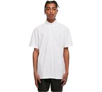 Urban Classics Boxy Zip Pique Tee T-Shirt Top Stand Collar Oversize Long