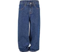 Urban Classics Boy's Boys 90's Jeans Pants, Mid Indigo Washed,