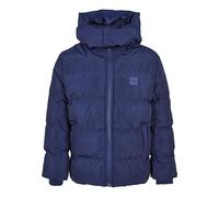 Urban Classics Boy's Boys Hooded Puffer Jacket Jacket, spaceblue, 122/128