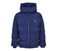 Urban Classics Boy's Hooded Puffer Jacket, spaceblue, 110/116