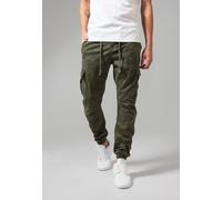 Urban Classics - Camo Cargo Olive Camouflage - Pants - camouflage - W38 - 98% Cotton, 2% Elastane W38
