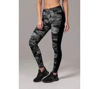 Urban Classics - Camo Stripe Darkcamo/Black - Leggings - camouflage - S - 98% Polyester, 2% Elastane,Jersey S