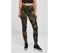 Urban Classics Camo Tech Mesh Leggings Green XS Woman