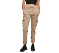 High-waisted comfortable cargo joggers for women Urban Classics GT Marron 2XL