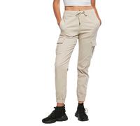 High-waisted comfortable cargo joggers for women Urban Classics Blanc S