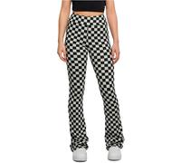 Urban Classics Checked Boot Cut High Waist Leggings