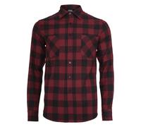 Urban Classics Checked Flannel Shirt Lumberjack Check Shirt Black Checked S- 5XL