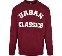 Urban Classics College Print Crew Pullover Sweatshirt Sweater Branding Look Body