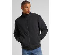 Urban Classics - Colour Block Polar Fleece Black/Black - Jacket - black - S - 95% Polyester, 5% Elastane S