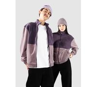 Urban Classics Colour Block Polar Fleece Fleece Jacket fadedpurple XL