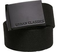 Belt Urban Classics coloured buckle canvas Noir L/XL
