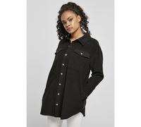 Urban Classics Corduroy Long Sleeve Shirt Black S Woman