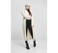 Women's long cardigan Urban Classics hooded feather- large sizes Blanc 3XL