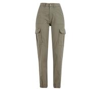 Urban Classics Cotton Twill Utility Pants Palegreen size 27 | Cargo pants Outlet | Women 27
