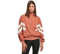 Urban Classics Women's Ladies Crinkle Batwing Jacket, Terracotta/whitesand, XL