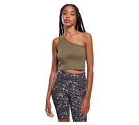 Urban Classics Crop Top Asym Sports Bra