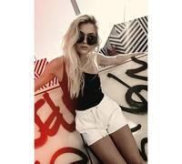 Urban Classics Crop Top Asym Sports Bra