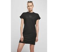 Urban Classics Cut On Sleeve Printed T-shirt Dress Black XS Women