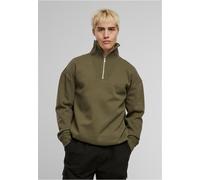 Urban Classics Cut&sew Half Zip Sweatshirt Green 3XL Men