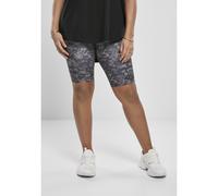 Urban Classics Cycling For High Waist Camo Tech Big Shorts Black 4XL Women