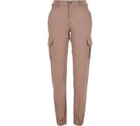 Urban Classics Damen Hose Ladies High Waist Cargo Pants Duskrose