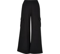 Urban Classics Damen Hose Ladies Highwaist Wide Leg Cargo Terry Pants